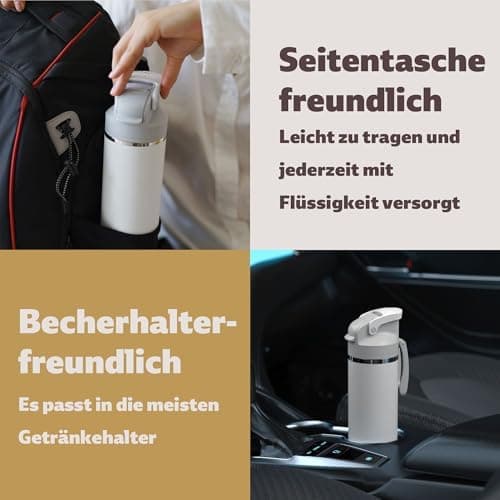 OISIZ Isolierte Edelstahl Trinkflasche 720ml für Outdoor Aktivitäten und Sport 100% auslaufsicher mit Vakuum-Technologie