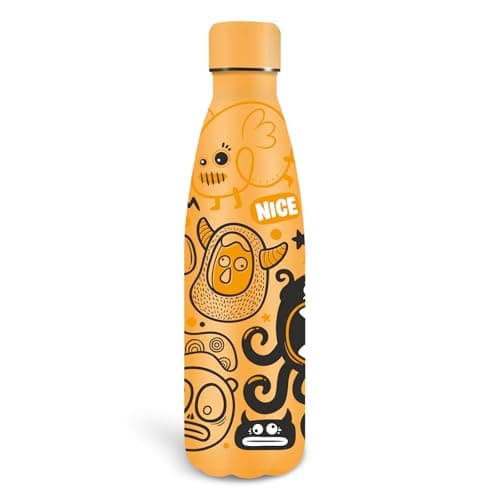 Grsta Trinkflasche 500ml, BPA-freie Edelstahlflasche für Kinder, ideale Wasserspeicherung bei Kalt&warm