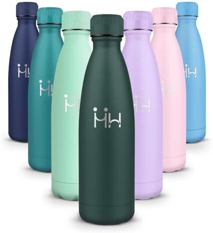 HoneyHolly Kinder Trinkflasche Doppelwandig, 500ML BPA-frei, Thermosflasche für Fitness und Gym