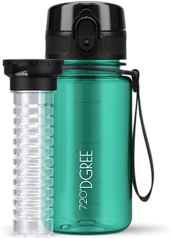 720°DGREE uberBottle Trinkflasche SoftTouch 500ml - Auslaufsicher, BPA-Frei - für Sport und Outdoor-Aktivitäten - Climat