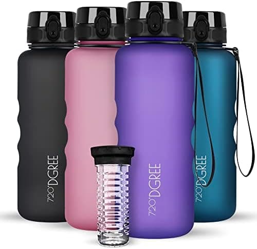 720°DGREE uberBottle Trinkflasche SoftTouch 500ml - Auslaufsicher, BPA-Frei - für Sport und Outdoor-Aktivitäten - Climat