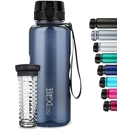 720°DGREE uberBottle Trinkflasche SoftTouch 500ml - Auslaufsicher, BPA-Frei - für Sport und Outdoor-Aktivitäten - Climat
