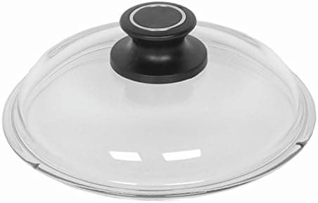 AMT Gastroguss Runder Glasdeckel Ø 24 cm backofenfest für Bratpfannen & Schmorpfannen AMZN-024-Z1-L2