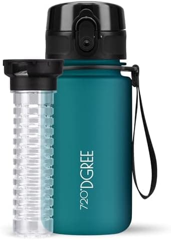 720°DGREE uberBottle Trinkflasche SoftTouch 500ml - Auslaufsicher, BPA-Frei - für Sport und Outdoor-Aktivitäten - Climat