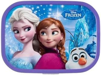 Mepal Brotdose Kinder Campus BPA-frei Animal Friends | Spezialfächerr box mit Gabel & Clip-Verschluss | 750 ml für Kinde