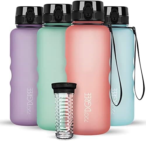 720°DGREE uberBottle Trinkflasche SoftTouch 500ml - Auslaufsicher, BPA-Frei - für Sport und Outdoor-Aktivitäten - Climat
