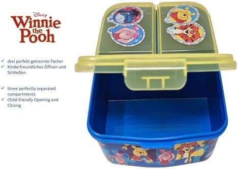 Kinder Brotdose Lunchbox Minecraft - mit Fächern - BPA frei - Perfect für Schultage und Picknicks