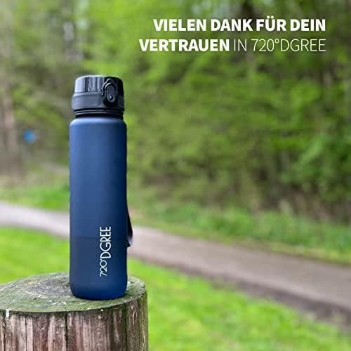 720°DGREE uberBottle Trinkflasche SoftTouch 500ml - Auslaufsicher, BPA-Frei - für Sport und Outdoor-Aktivitäten - Climat