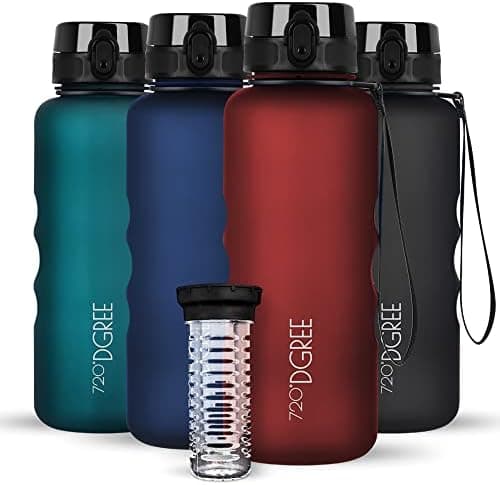 720°DGREE uberBottle Trinkflasche SoftTouch 500ml - Auslaufsicher, BPA-Frei - für Sport und Outdoor-Aktivitäten - Climat