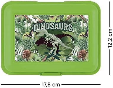 ### Baagl Brotdose Kinder für Schule – Lunchbox für Mädchen & Jungen – Jausenbox, Brotzeitbox, Brotbox, Snackbox (Delphi