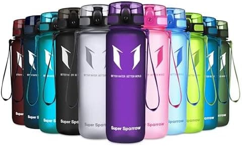 Super Sparrow BPA-frei Wasserflasche - 500ml - Ideale für Sport und Outdoor - Nachhaltig ClimatePartner certified