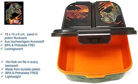 Kinder Brotdose Lunchbox Minecraft - mit Fächern - BPA frei - Perfect für Schultage und Picknicks
