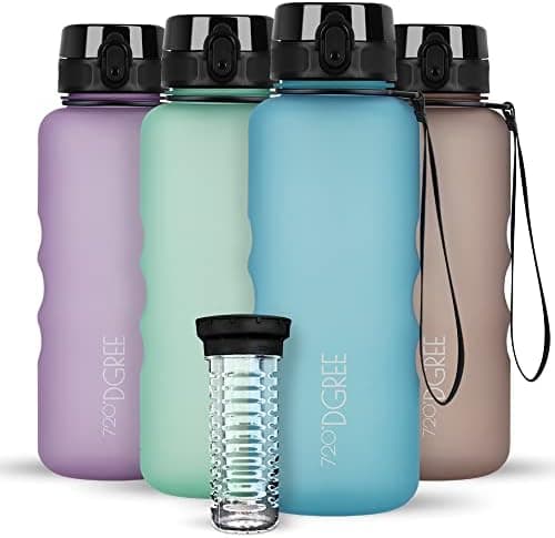720°DGREE uberBottle Trinkflasche SoftTouch 500ml - Auslaufsicher, BPA-Frei - für Sport und Outdoor-Aktivitäten - Climat