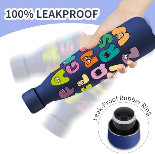 Grsta Trinkflasche 500ml, BPA-freie Edelstahlflasche für Kinder, ideale Wasserspeicherung bei Kalt&warm
