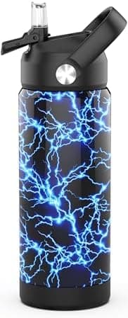 Edelstahl Trinkflasche Meeresjungfrau 550ml BPA Frei Auslaufsicher Thermosflaschefür Kinder und Erwachsene - Sport, Schu