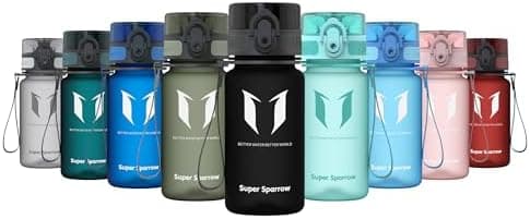 Super Sparrow BPA-frei Wasserflasche - 500ml - Ideale für Sport und Outdoor - Nachhaltig ClimatePartner certified