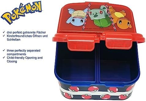 Kinder Brotdose Lunchbox Minecraft - mit Fächern - BPA frei - Perfect für Schultage und Picknicks
