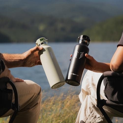 Super Sparrow Thermobecher für Sport und Outdoor - 500ml, 750ml - BPA-Frei, ClimatePartner certified - FlipFlow Trinkfla