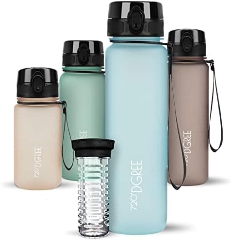 720°DGREE uberBottle Trinkflasche SoftTouch 500ml - Auslaufsicher, BPA-Frei - für Sport und Outdoor-Aktivitäten - Climat