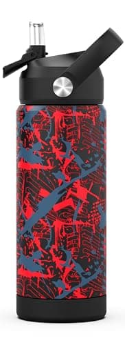 Edelstahl Trinkflasche Meeresjungfrau 550ml BPA Frei Auslaufsicher Thermosflaschefür Kinder und Erwachsene - Sport, Schu