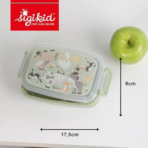 Sigikid 25365 Brotzeitbox Fuchs Lunchbox mit Trennwand, sicher und BPA-frei für Kinder ab 1 Jahr
| Sigikid 25365 Brotze