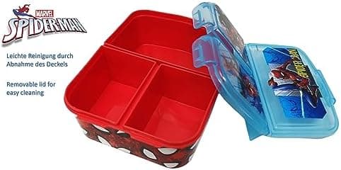 Kinder Brotdose Lunchbox Minecraft - mit Fächern - BPA frei - Perfect für Schultage und Picknicks