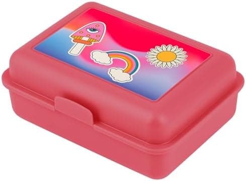 ### Baagl Brotdose Kinder für Schule – Lunchbox für Mädchen & Jungen – Jausenbox, Brotzeitbox, Brotbox, Snackbox (Delphi