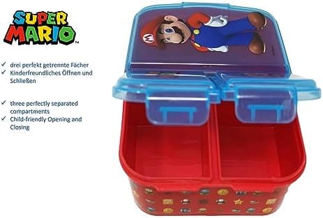 Kinder Brotdose Lunchbox Minecraft - mit Fächern - BPA frei - Perfect für Schultage und Picknicks