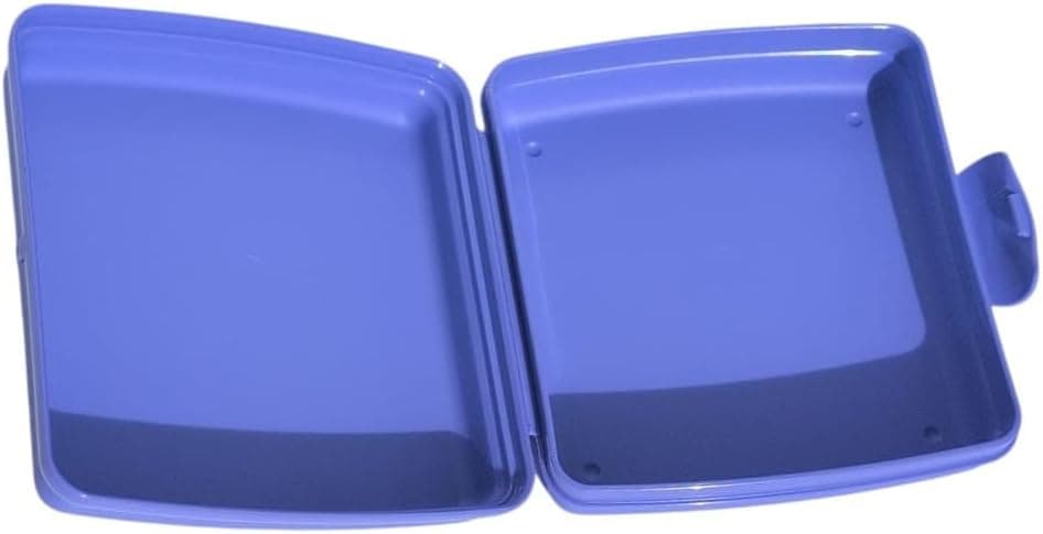 Tupperware Quadratische Sandwich-Box Aufbewahrungsbox Brotdose mit Scharnier und Verriegelung (türkis Koala Bär)