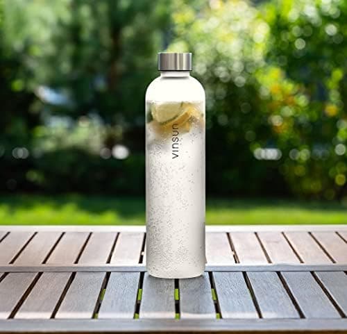VINSUN Trinkflasche 1000ml - auslaufsicher, BPA frei, Tritan - Leichte Wasserflasche für Sport und Outdoor activities -