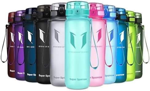 Super Sparrow BPA-frei Wasserflasche - 500ml - Ideale für Sport und Outdoor - Nachhaltig ClimatePartner certified