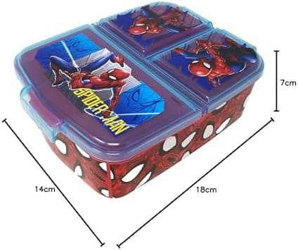 Kinder Brotdose Lunchbox Minecraft - mit Fächern - BPA frei - Perfect für Schultage und Picknicks