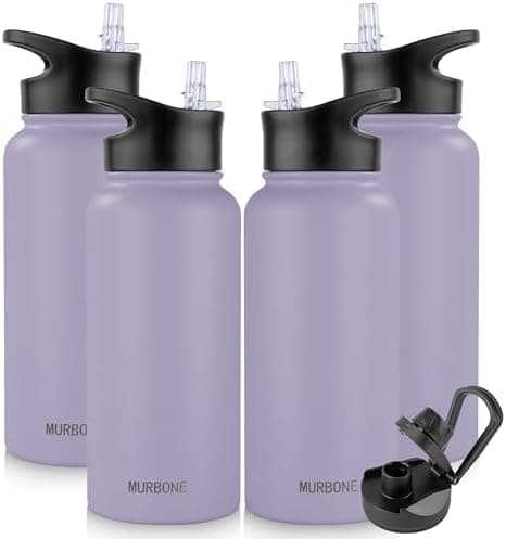 Edelstahl Trinkflasche 1.2L BPAfrei-Thermoskanne-Vakuum Doppelwandisolierung für Sport Campings-Reise-Kohlensäure Geeign