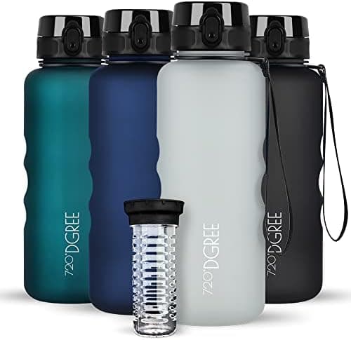 720°DGREE uberBottle Trinkflasche SoftTouch 500ml - Auslaufsicher, BPA-Frei - für Sport und Outdoor-Aktivitäten - Climat