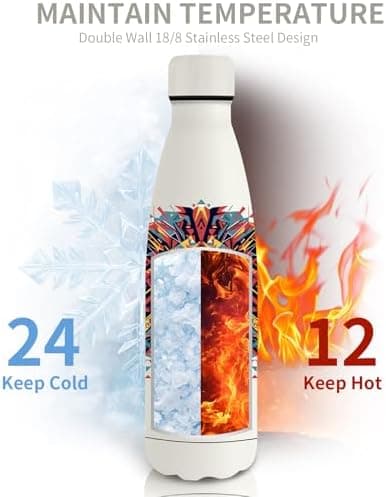 Grsta Trinkflasche 500ml, BPA-freie Edelstahlflasche für Kinder, ideale Wasserspeicherung bei Kalt&warm