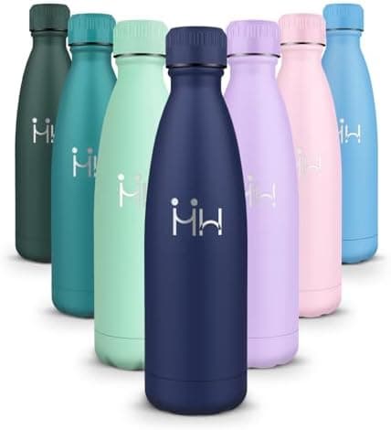 HoneyHolly Kinder Trinkflasche Doppelwandig, 500ML BPA-frei, Thermosflasche für Fitness und Gym