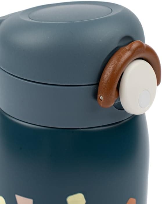 Fabelab Kinder Trinkflasche 320 ml | BPA-Frei Edelstahl Auslaufsicher | Schultasche Wasserflasche