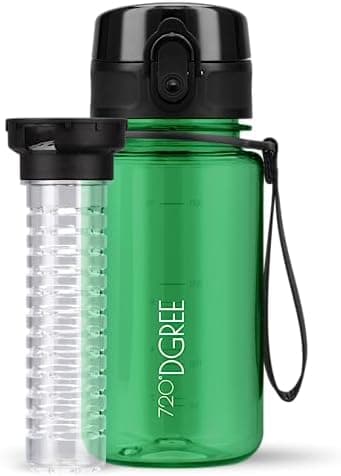 720°DGREE uberBottle Trinkflasche SoftTouch 500ml - Auslaufsicher, BPA-Frei - für Sport und Outdoor-Aktivitäten - Climat