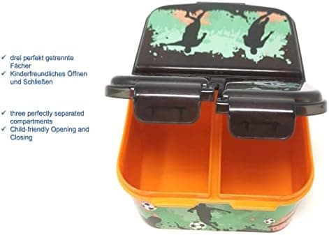 Kinder Brotdose Lunchbox Minecraft - mit Fächern - BPA frei - Perfect für Schultage und Picknicks