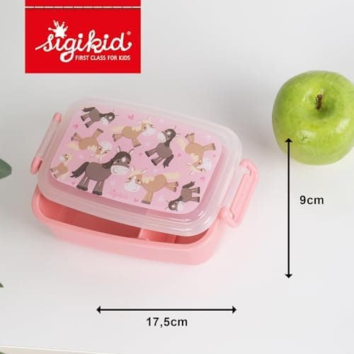 Sigikid 25365 Brotzeitbox Fuchs Lunchbox mit Trennwand, sicher und BPA-frei für Kinder ab 1 Jahr
| Sigikid 25365 Brotze