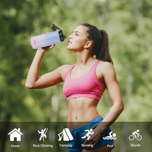 Edelstahl Trinkflasche 1.2L BPAfrei-Thermoskanne-Vakuum Doppelwandisolierung für Sport Campings-Reise-Kohlensäure Geeign