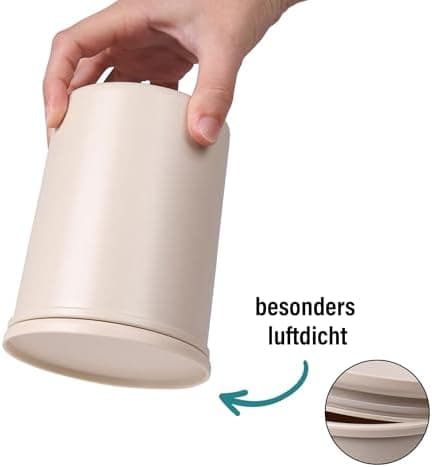 AWAVE klimaneutral Mehrweg Frischhaltedose 1.000 ml natural PET-Flaschen Recycling Aufbewahrungsboxunterwegs
