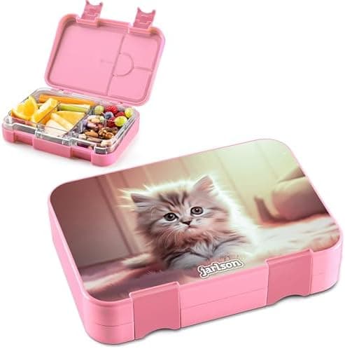 Jarlson® Brotdose Kinder mit Fächern - TONI Lunchbox - Auslaufdurchfall-Sicher – Jausenbox für Kindergarten und Schule -