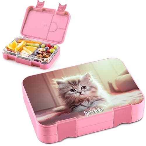 Jarlson® Brotdose Kinder mit Fächern - TONI Lunchbox - Auslaufdurchfall-Sicher – Jausenbox für Kindergarten und Schule -