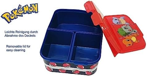 Kinder Brotdose Lunchbox Minecraft - mit Fächern - BPA frei - Perfect für Schultage und Picknicks
