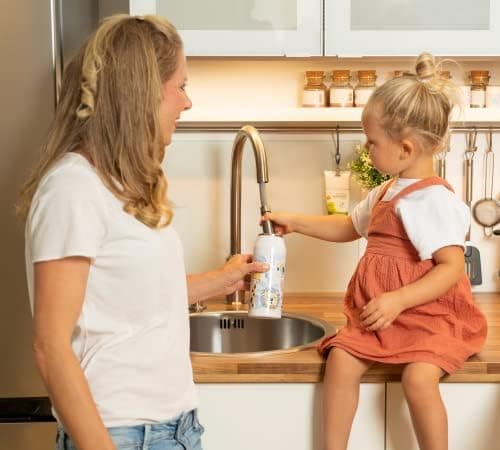 ALFI Kids ISO BOTTLE 350ml - Idas Schule der Magischen Tiere - Isoliertrinkflasche Kinder Edelstahl - hält 12 Stunden he