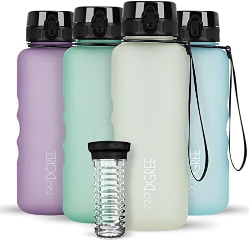 720°DGREE uberBottle Trinkflasche SoftTouch 500ml - Auslaufsicher, BPA-Frei - für Sport und Outdoor-Aktivitäten - Climat