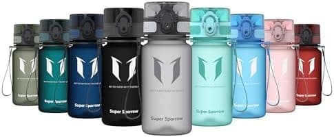 Super Sparrow BPA-frei Wasserflasche - 500ml - Ideale für Sport und Outdoor - Nachhaltig ClimatePartner certified