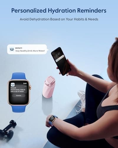 WATERH Boost Smart-Wasserflasche für Geschenke - mit Erinnerungsfunktion & Wasserspender, Edelstahl, 907 ml, Hochglanzsc