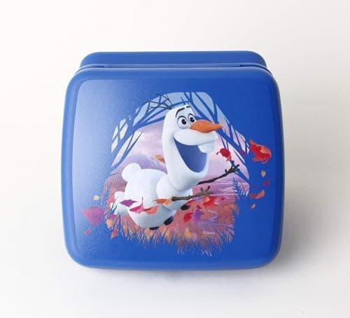 Tupperware Quadratische Sandwich-Box Aufbewahrungsbox Brotdose mit Scharnier und Verriegelung (türkis Koala Bär)